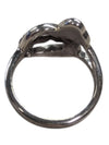 Sparkling Swirl Silver Ring Size 6 1/2 (16 1/4)