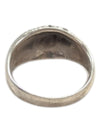 Weave Pattern Silver Ring Size 5 (15 1/2)