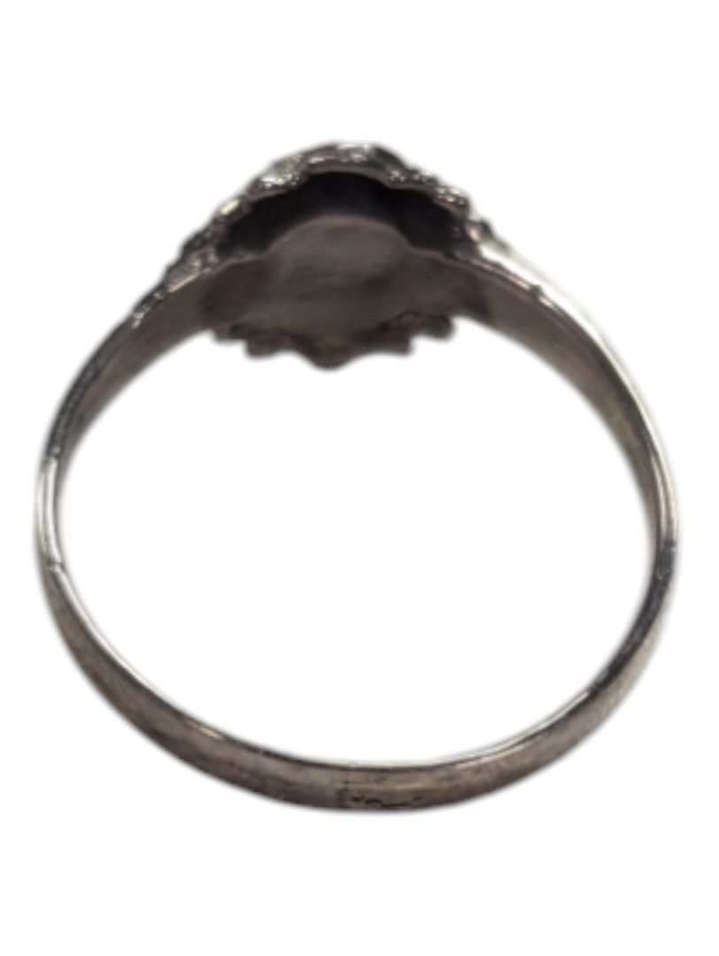 Yig Yag Silver Ring Size 6 3/4 (17 1/4)