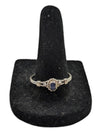 Delicate Blue Silver Ring Size 7 1/4 (17 1/2)