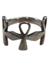 3 Cross Silver Ring Size 4 3/4 (15 1/2)