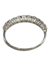Gem Crescent Silver Ring Size 7 (17 1/4)