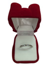 Gem Crescent Silver Ring Size 7 (17 1/4)