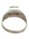 4 Gem Silver Signate Ring Size 4 (15)
