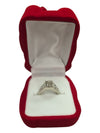 4 Gem Silver Signate Ring Size 4 (15)