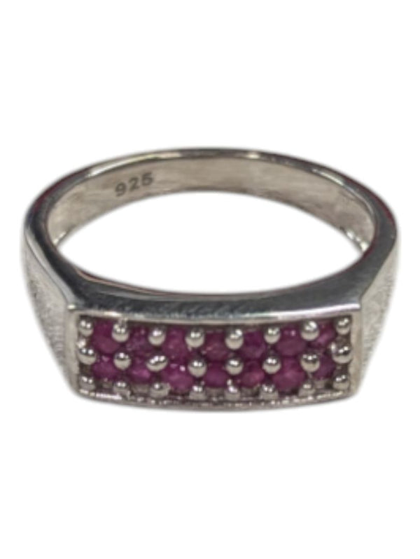 Silver 925 Natural Ruby 0.5Ct Ring Size 6.5 US (14)