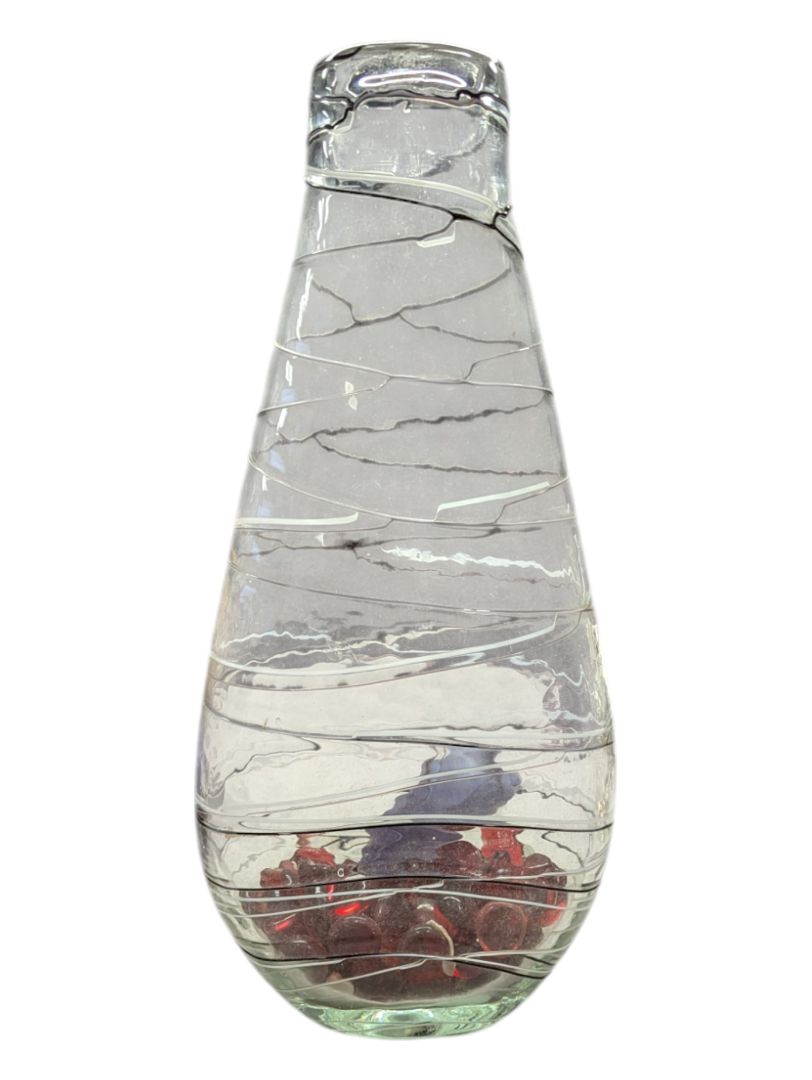 Large Glass Decorative Vase