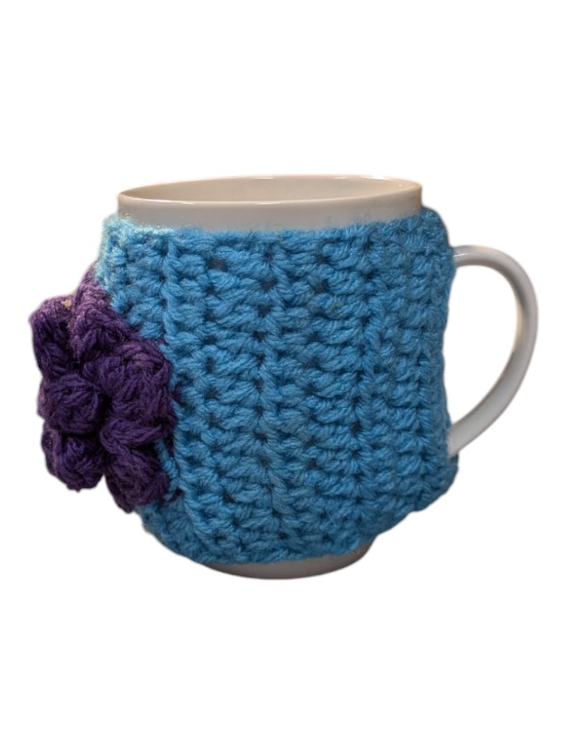 Mug with Knitted Mug Cozy