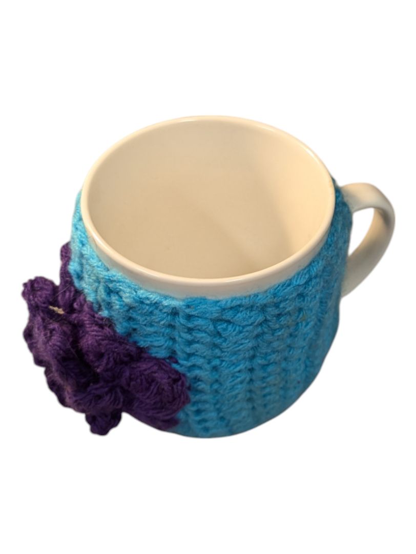 Mug with Knitted Mug Cozy