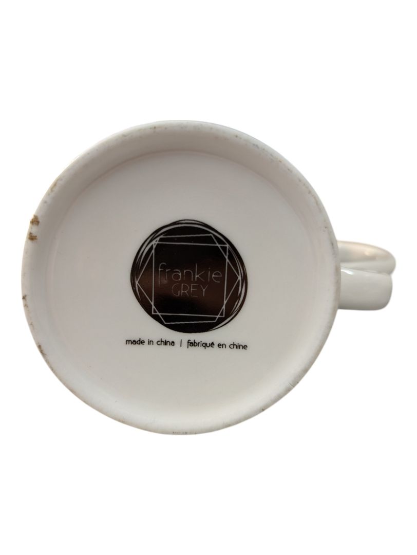 Skiing Penguin Mug with Spoon and Spoon Holder