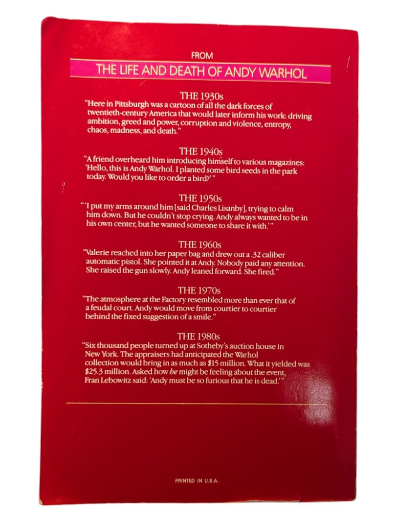 The Life and Death of Andy Warhol