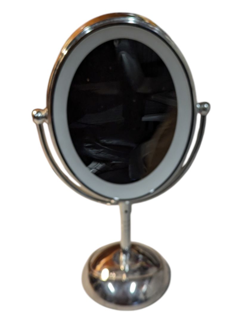 Silver Makeup Mirror
