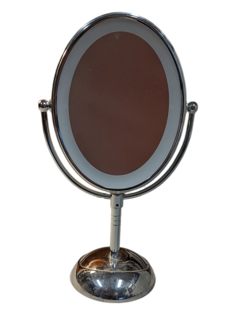 Silver Makeup Mirror