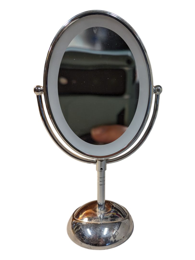 Silver Makeup Mirror
