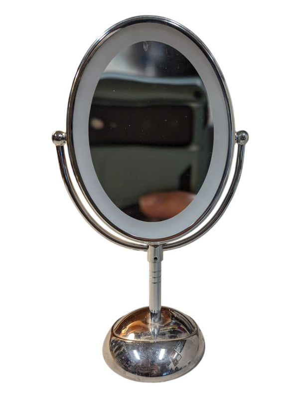 Silver Makeup Mirror