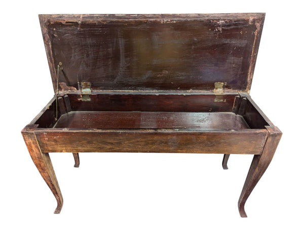 Large Wooden Piano Bench 37" x 14" x 20"