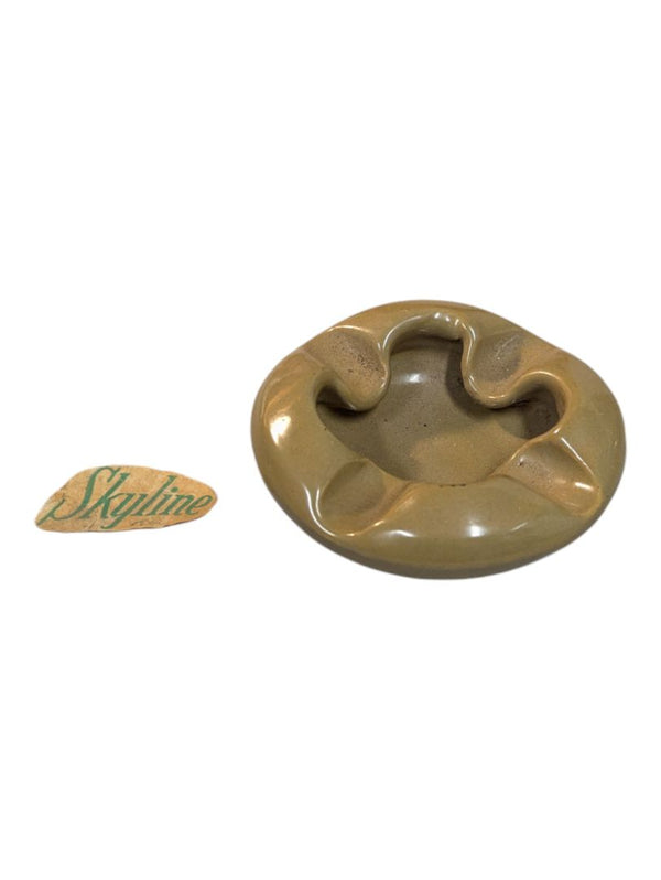 Green Skyline Ashtray