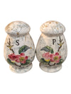 Vintage Porcelain Magnolia Salt and Pepper Shaker