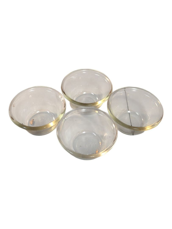 Set of 4 Pyrex Custard Cups