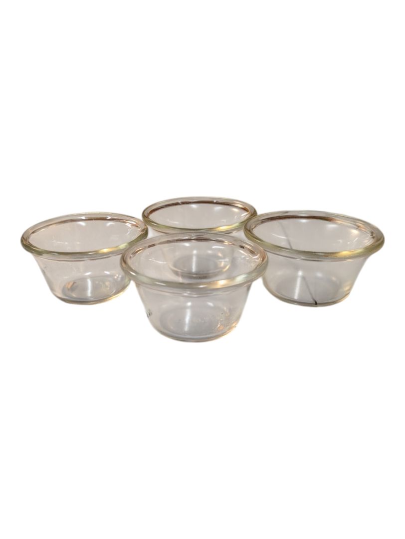 Set of 4 Pyrex Custard Cups