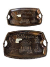 Pair of Copper California Trays