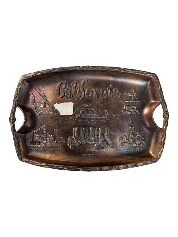 Pair of Copper California Trays