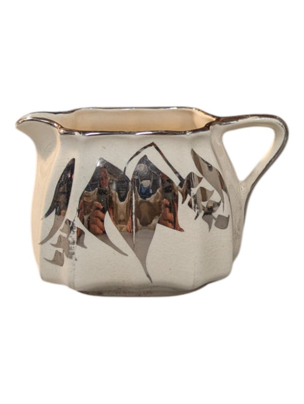 Platinum Lustre Leaves Tea Service Set