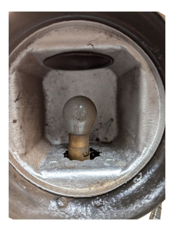 Antique Model T Headlight With Electric Refitting