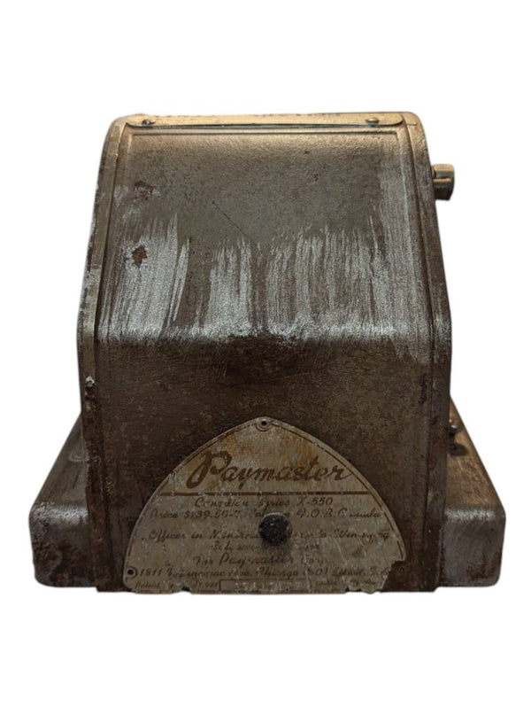 Antique Paymaster Check Writer, Grey
