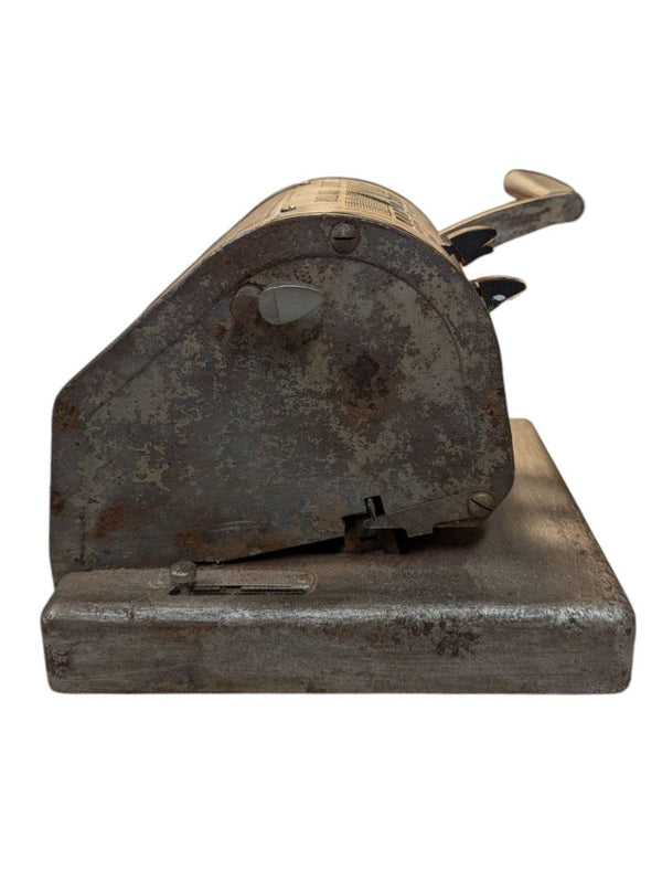 Antique Paymaster Check Writer, Grey