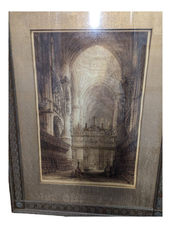 "Trascoro Catedral de Burgos" 41" x 31" (P)