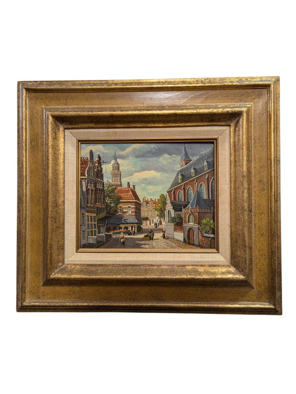 Painting of a Belguim Village 16" x 18" (P)