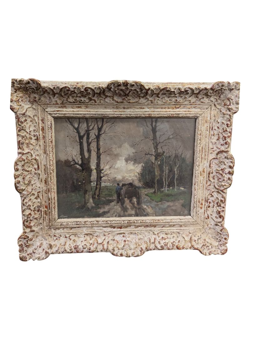 Painting of Farmer with Wagon 20
