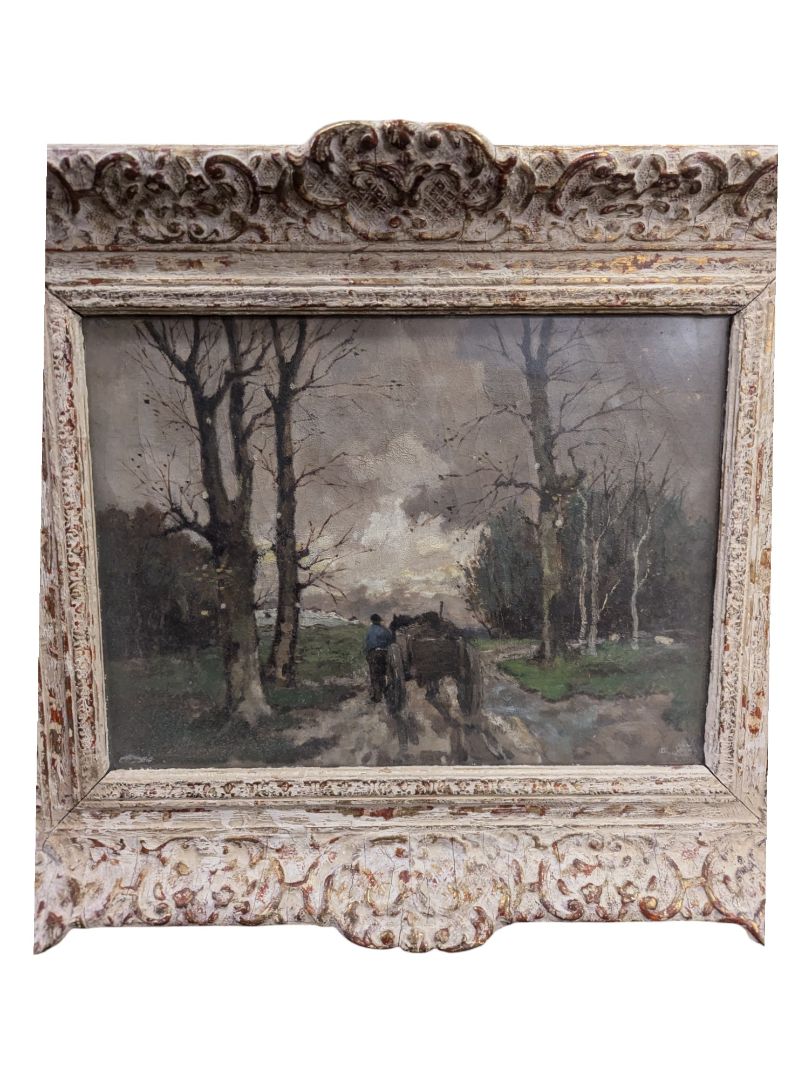 Painting of Farmer with Wagon 20