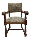 Circa 1850s, Handcrafted Louis 14th Needle Point Tapestry Chair