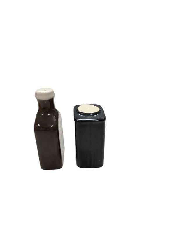 Ointment bottle salt and pepper shakers