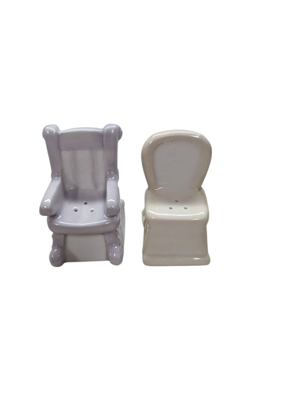 Chair salt and pepper shakers