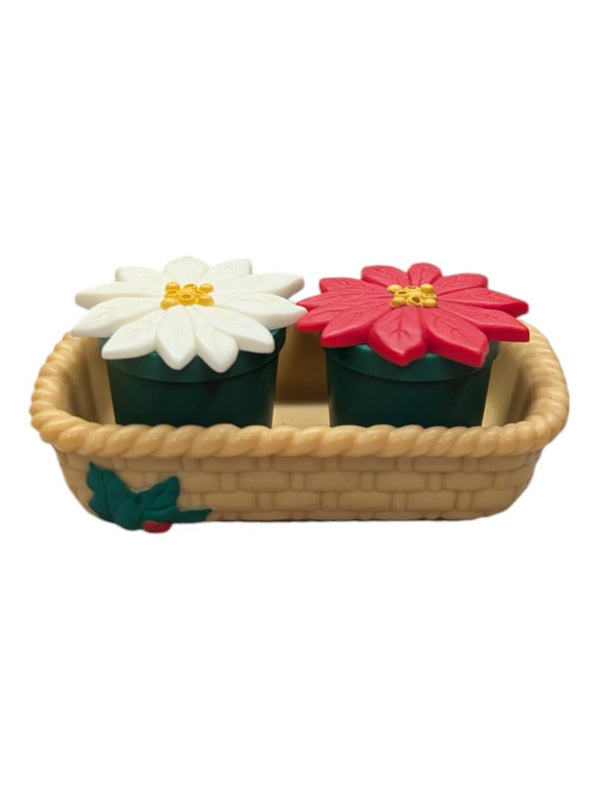 Flower Basket salt and pepper shakers