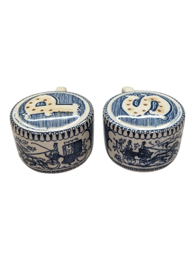 Delft Blue salt and pepper shakers