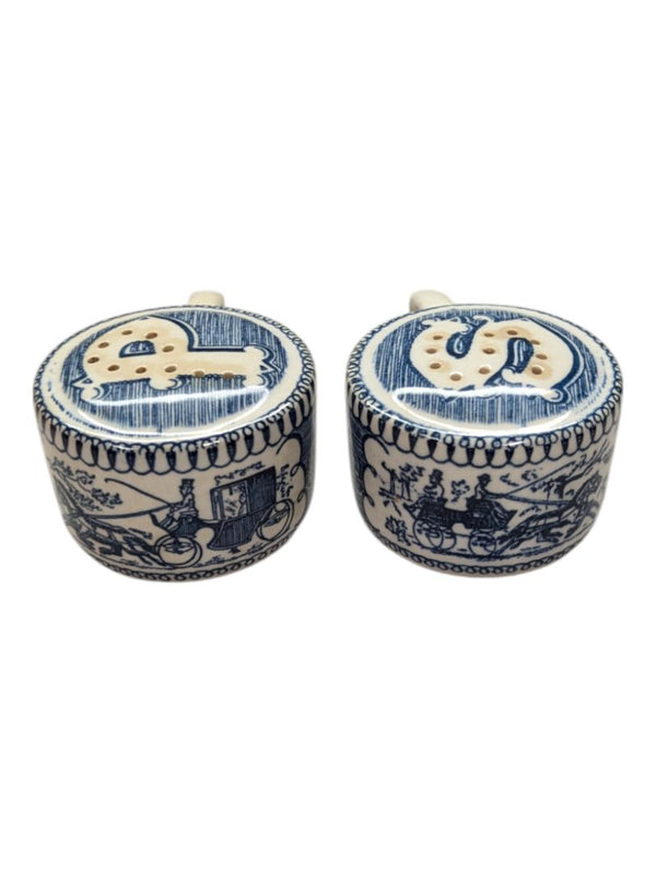 Delft Blue salt and pepper shakers