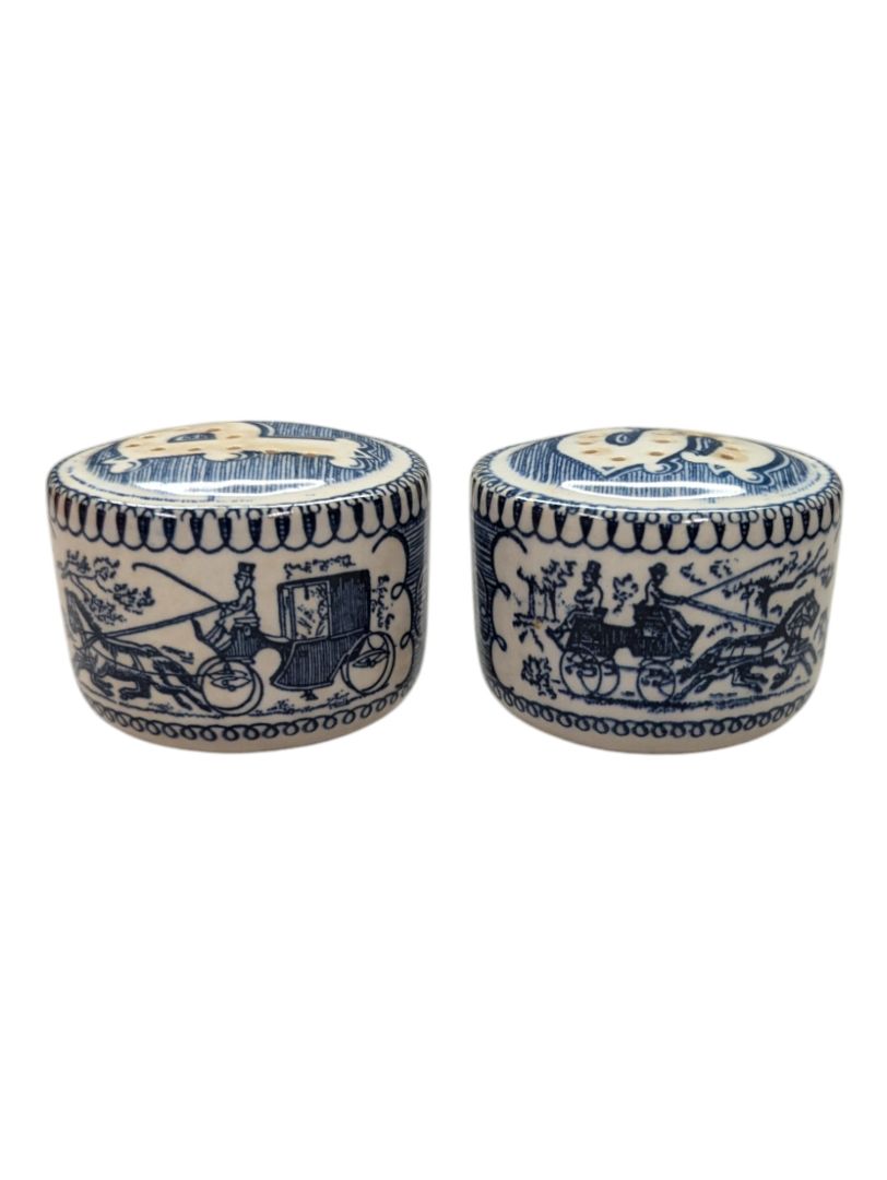 Delft Blue salt and pepper shakers