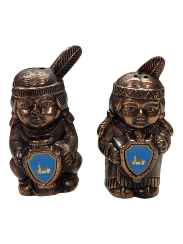 Indigenous People "Ottawa" salt and pepper shakers