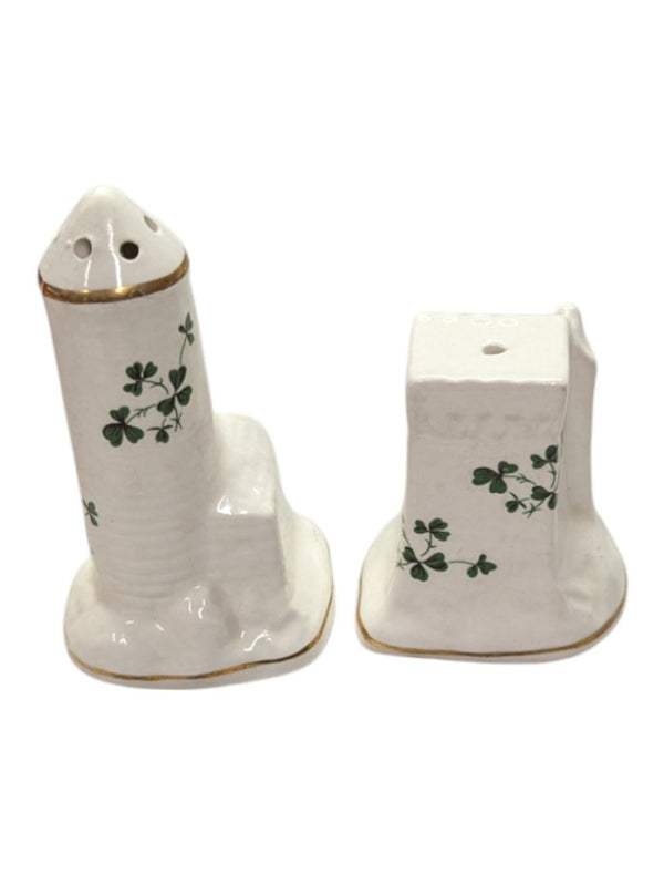 Carrigaline Pottery Castle salt and pepper shakers