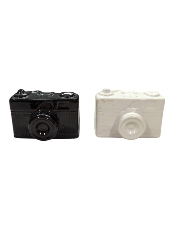 Camera salt and pepper shakers