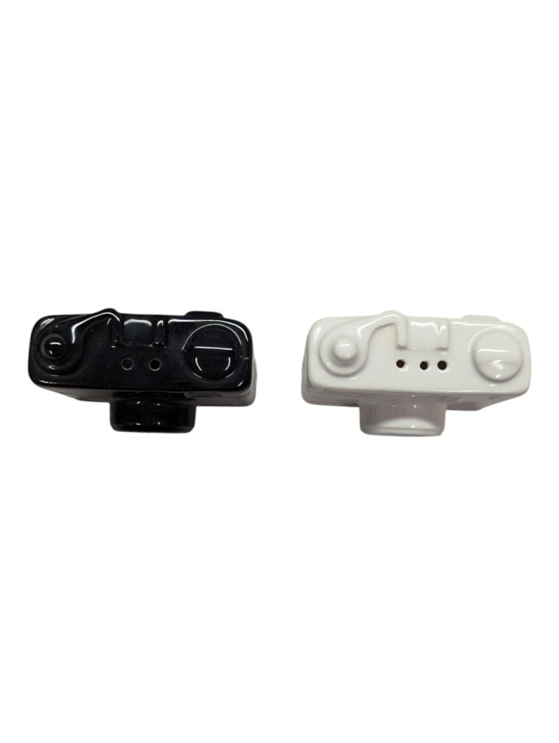 Camera salt and pepper shakers