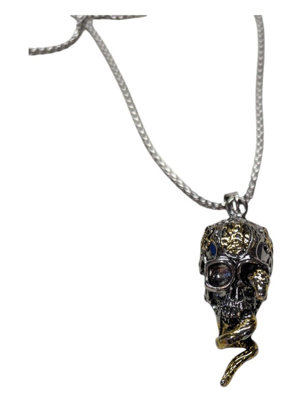 Snake and Skull Necklace