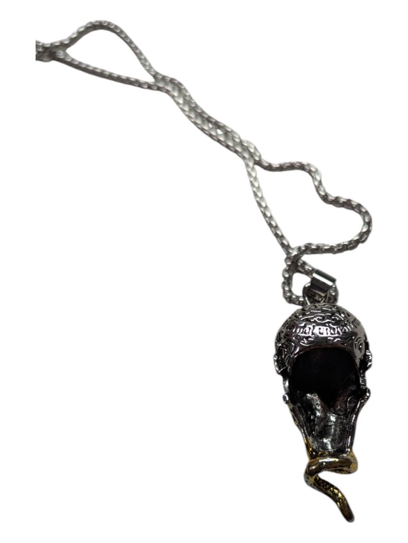 Snake and Skull Necklace