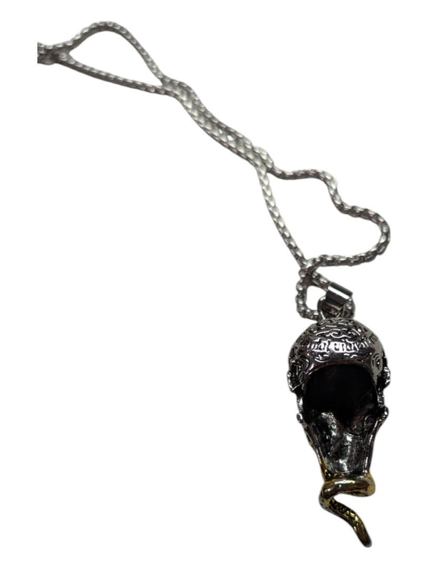 Snake and Skull Necklace