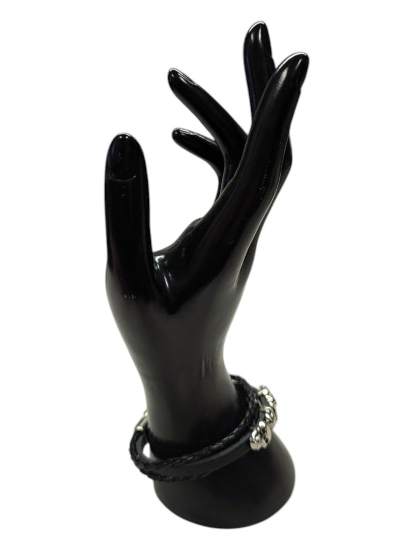 Leather Skull Bracelet