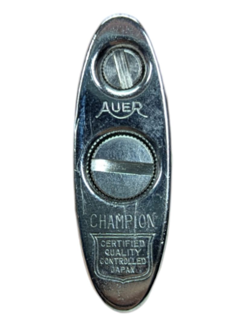 Vintage Auer Stainless Steel Lighter Champion